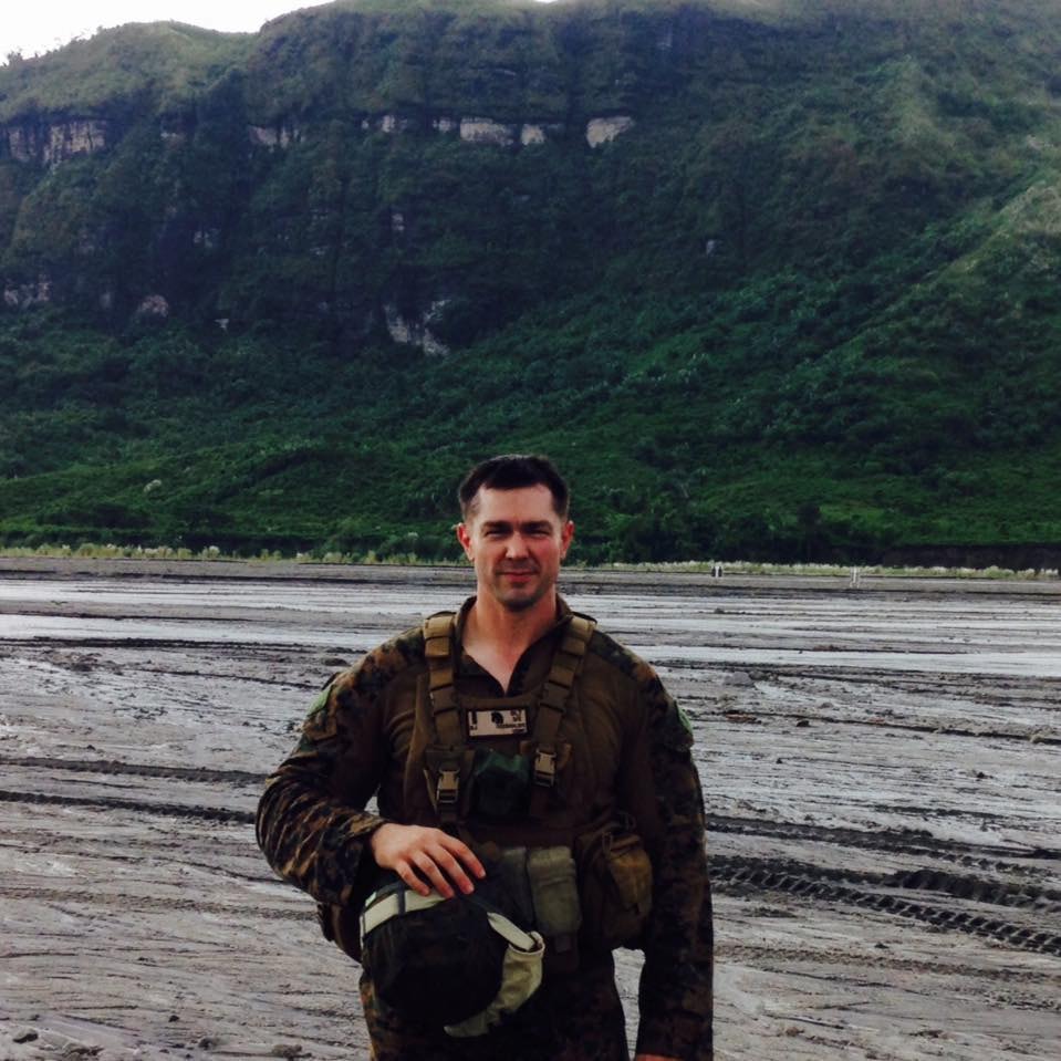 Steve Odebralski — Marine Corps service